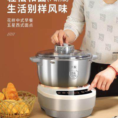 和面机家用小型揉面机台式全自动厨师机醒面搅面发酵不锈钢活面机