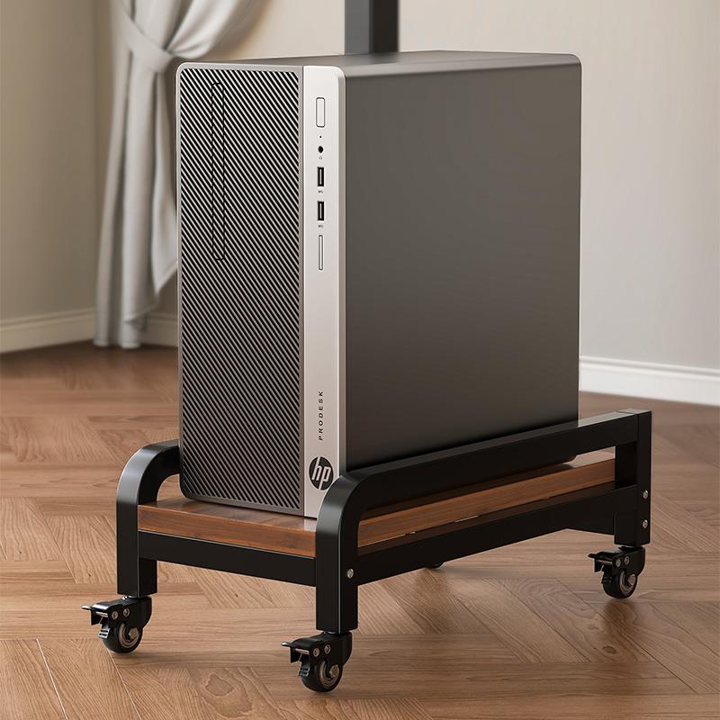 主机箱托架带轮可移动台式电脑主机放置架底座办公室电竞房主机托