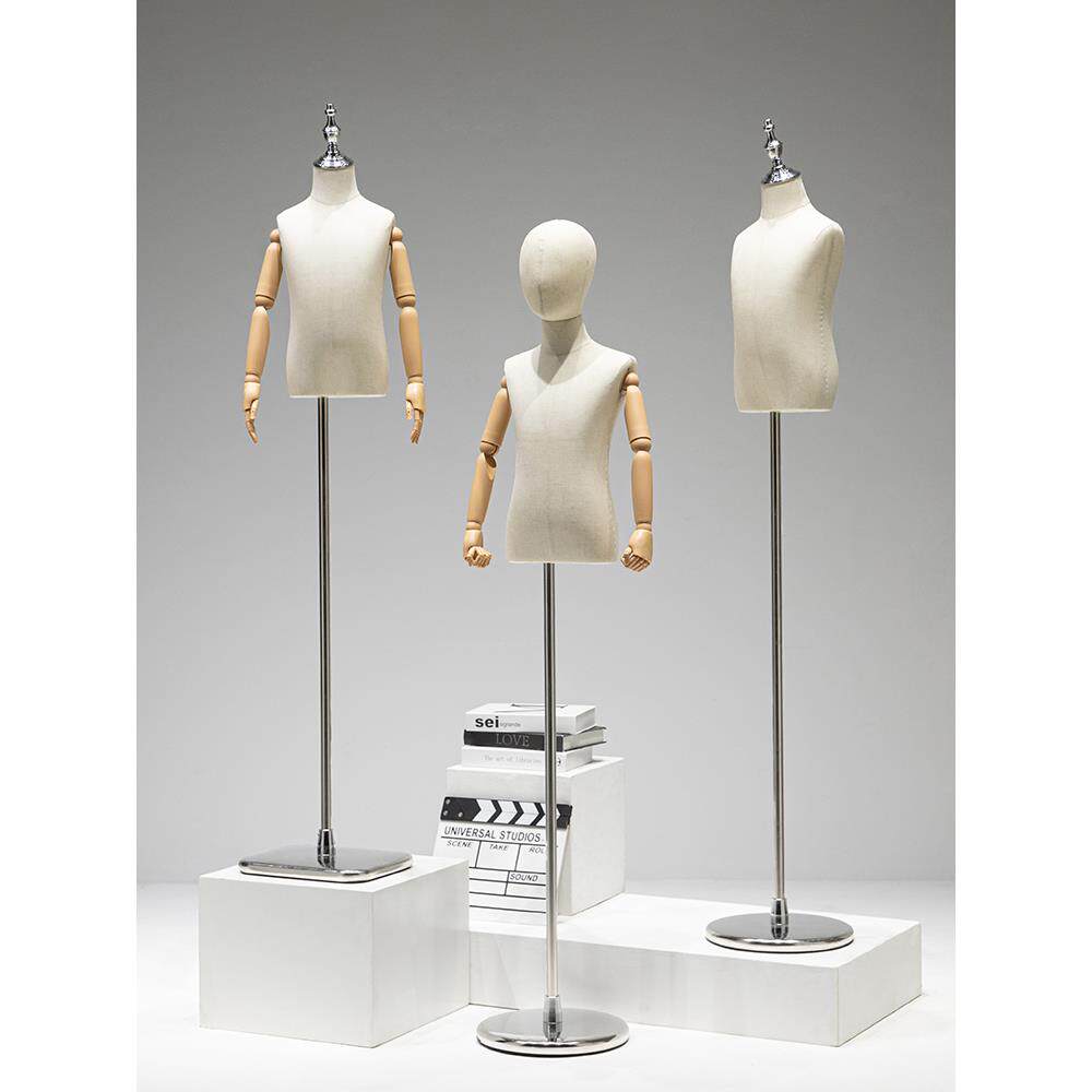 儿童模特架服装橱窗道具男女小童模人偶全身童装店童装模特展示架