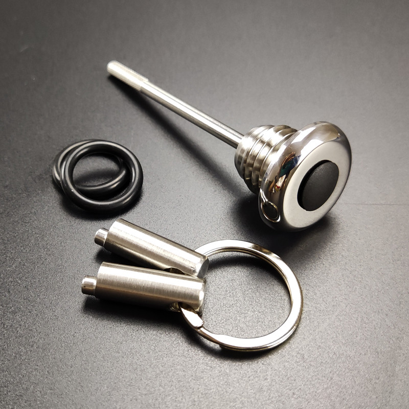 适用于雅马哈巧格i125改装机油尺福喜as赛鹰不锈钢机油盖防盗安全