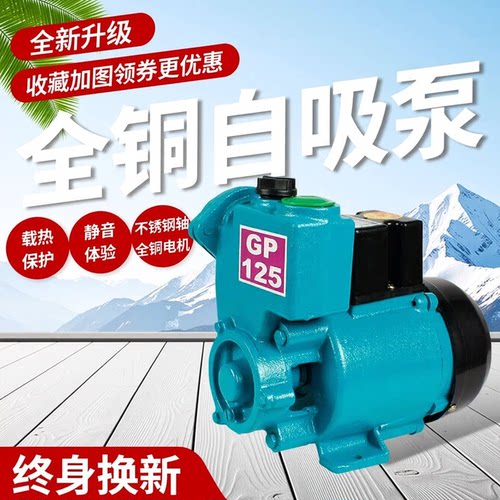 水空调水泵GP-125小型循环自吸泵