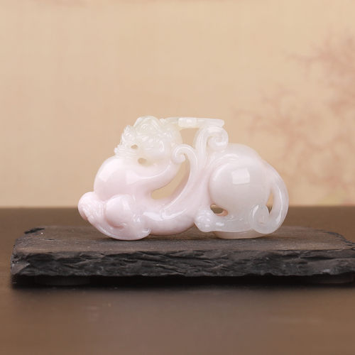 天然独山玉天蓝玉雕人物挂件椭圆形立体雕刻工艺品装饰摆件手把件