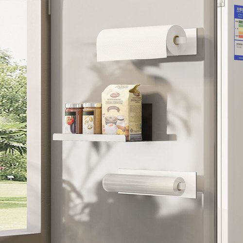 Multi-functional hanging roll stand punch-free household p