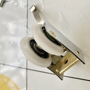 厨房衣柜27mm宽趟门轮窗户隔断卫生间推拉移门凹凸轮移门滑轮