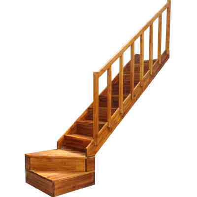 复式实木楼梯定制整体楼梯简单转角旋转直梯子室内外阁楼工厂直销