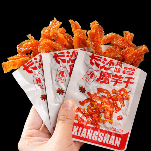 思乡山香辣魔芋干零食休闲小吃即食麻酱素毛肚长沙魔芋干湖南特产