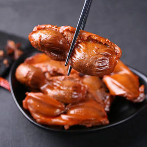 卤味香辣鸭胗独立小包装酱香鸭肫鸭肉熟食休闲即食小零食工厂