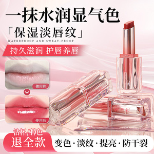 口红唇膏二合一滋润保湿不掉色持久不沾杯官方旗舰正品2025新款