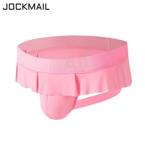 JOCKMAIL男士丁字裤U凸荷叶边
