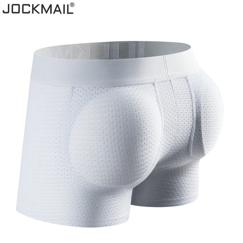 JOCKMAIL男内裤海绵罩杯丰臀网孔
