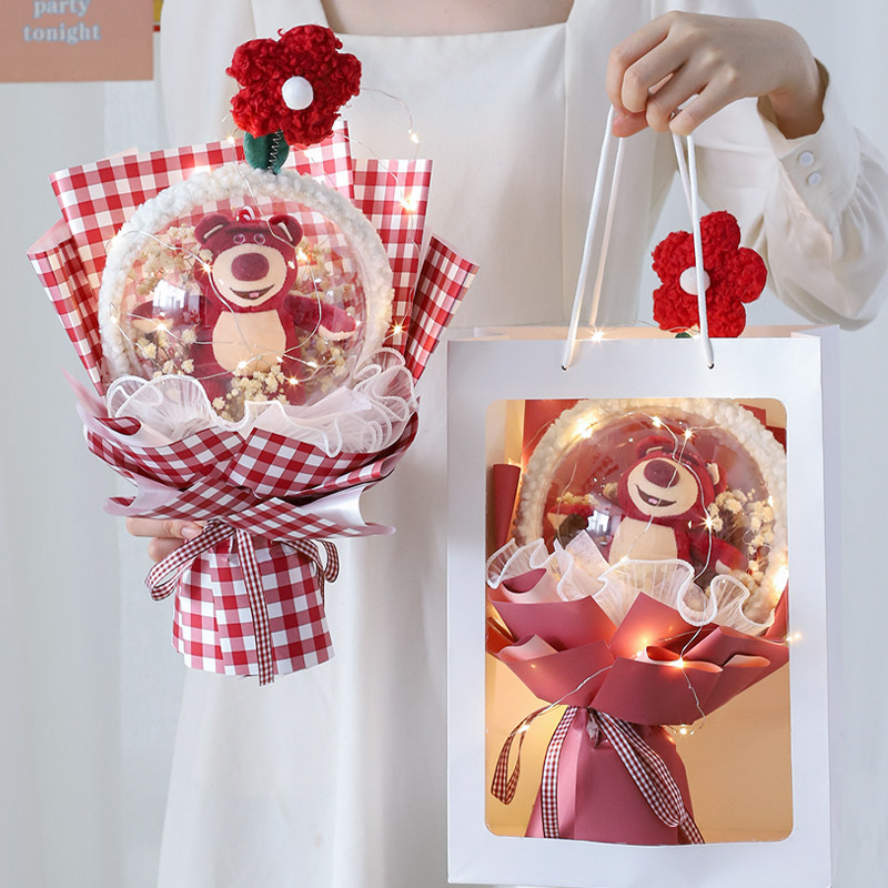 Teacher's Day Send teachers Girlfriend Red strawberries gift originality Spend eternity Gypsophila Dried flowers birthday giftin the Festive supplies/Gift , Other Festival Gifts  category - from Buy2taobao.com to provide professional Taobao agent buy service