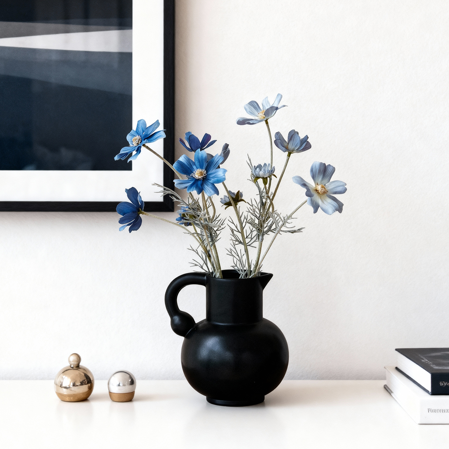 复古黑色陶瓷花瓶水壶