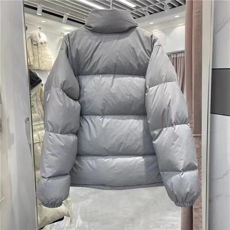 学院风新款韩版宽松情侣棉服外套