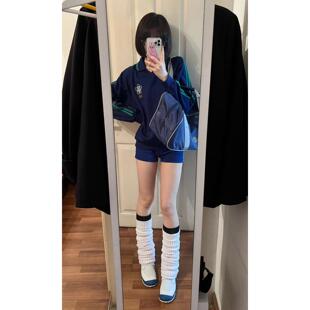 现货日系可爱风JK制服校供套头体操服卫衣外套女学生运动服两件套