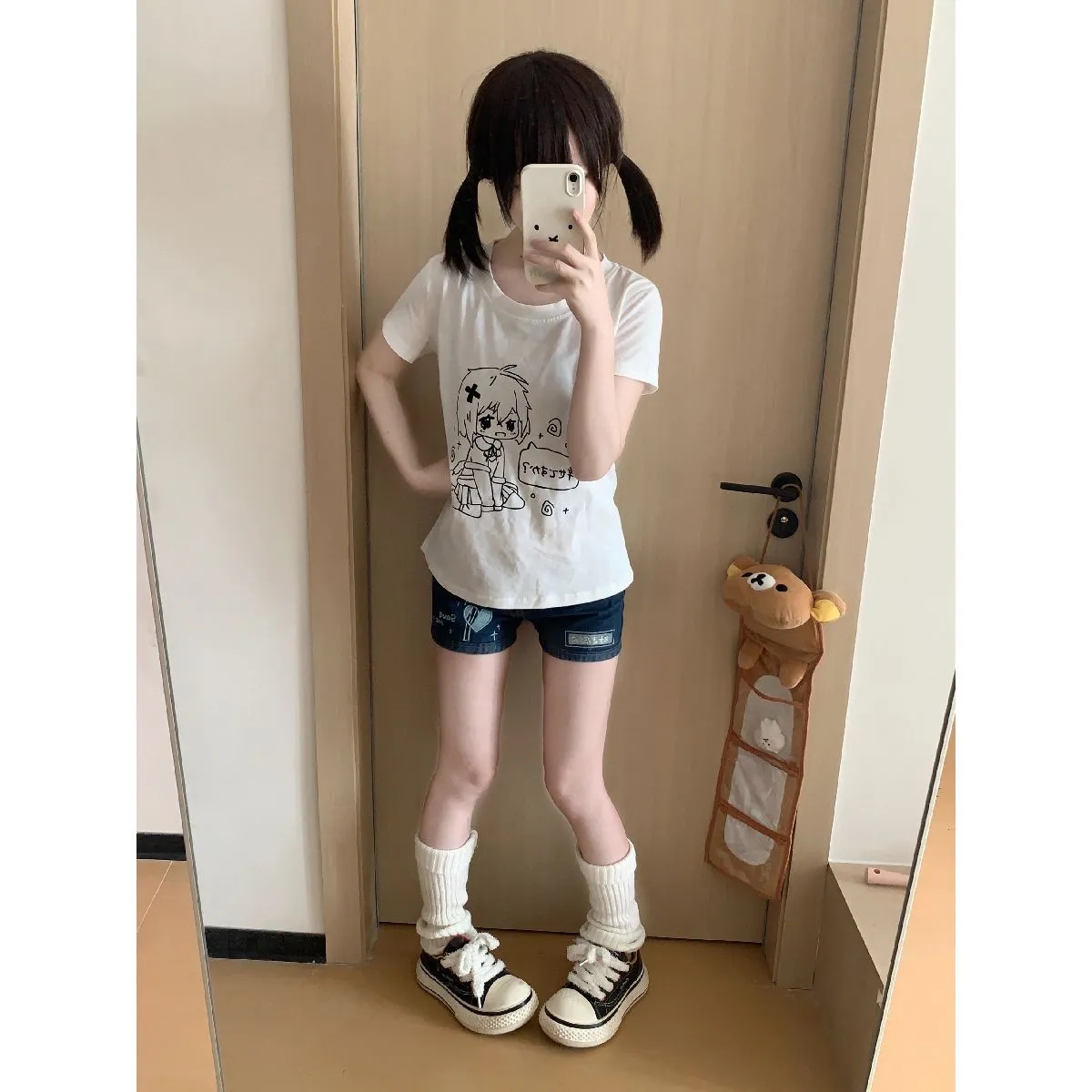 可爱萌感亚文化短袖t恤女上衣ins