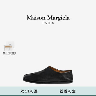 [抢先加购]Maison Margiela马吉拉Tabi分趾黑勃肯一脚蹬皮鞋单鞋