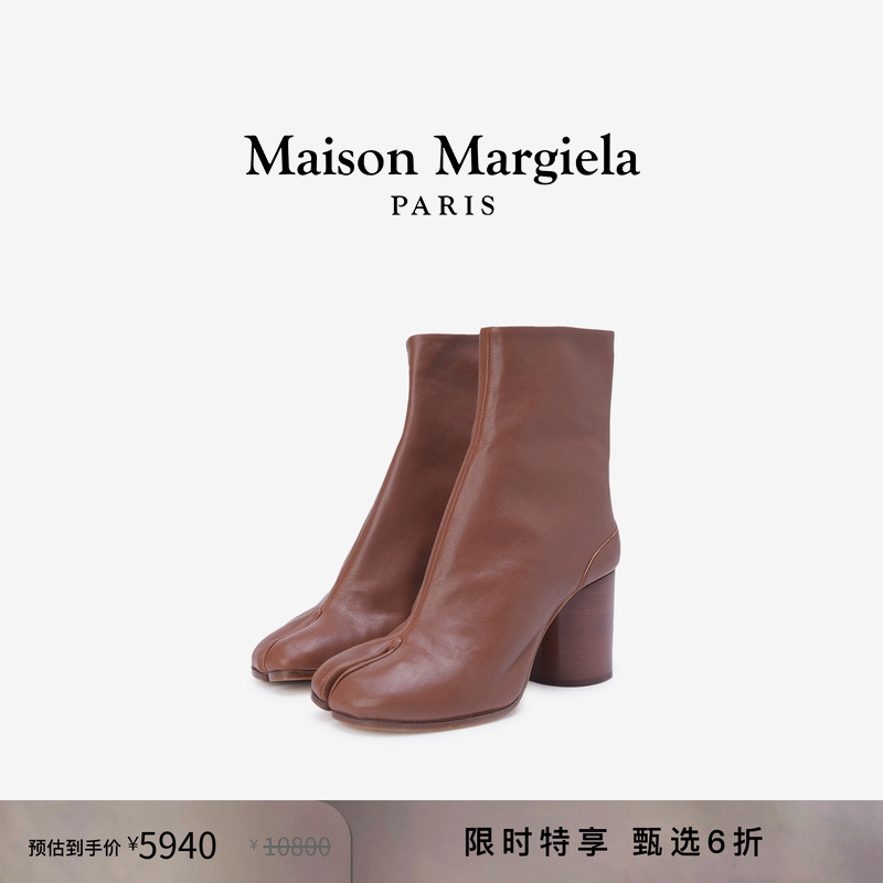 [抢先特惠]马吉拉分趾靴子高跟鞋