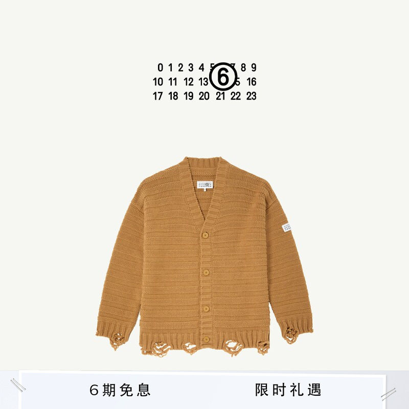MM6立体针织通勤毛衣休闲