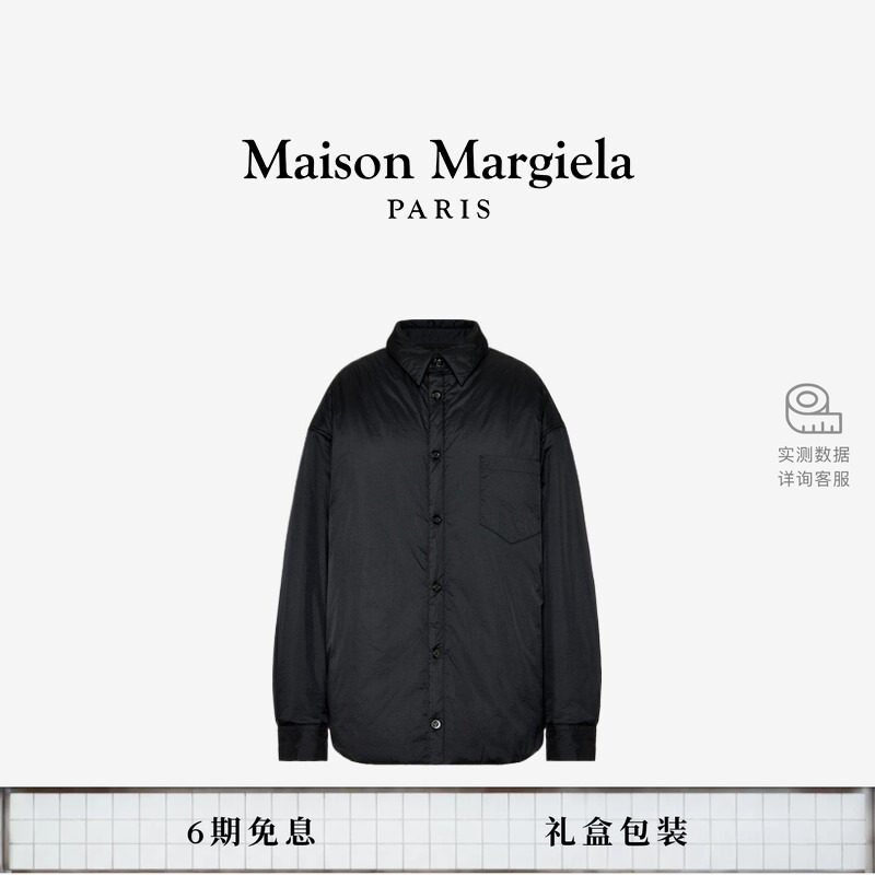 马吉拉四角缝线宽松外套