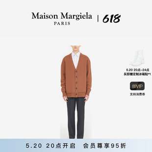 针织毛衣外套 MaisonMargiela马吉拉四角缝线开衫 抢先加购