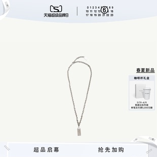 MM6数字logo雕刻项链首饰饰品情侣款 春夏新品