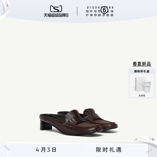 拖鞋 穆勒鞋 皮鞋 单鞋 春夏新品 MM6日常休闲通勤穿套式