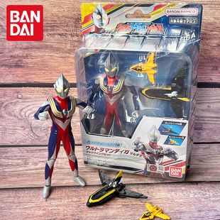 万代正版迪迦奥特曼复合型超可动人偶胜利飞燕1号2号战机男孩玩具