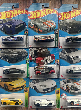 Hotwheels风火轮合金小汽车兰博基尼gtr奥迪福特野马跑车赛车玩具