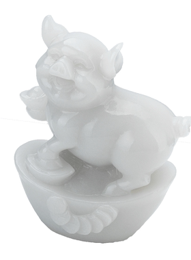 风水财运生肖猪客厅玄关工艺品