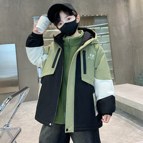 萌咖儿童冲锋衣可拆卸三合一外套