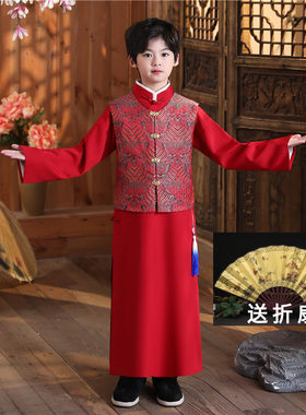 男童汉服中国风拜年服古装