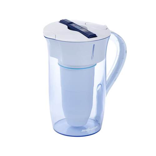 ZeroWater 10杯即饮式5级滤水壶0 TDS 改善自来水口感 IAPMO认证