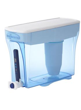 ZeroWater 23杯即饮式5级滤水壶0 TDS 改善自来水口感 IAPMO认证