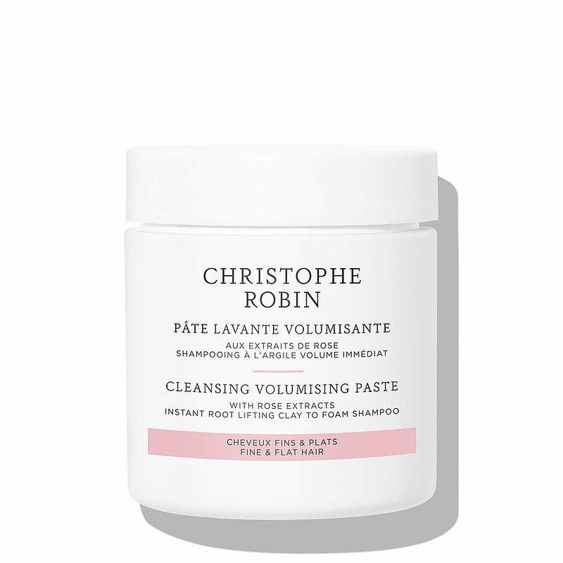 Christophe Robin新版玫瑰丰盈净化发泥深层清洁柔顺飘逸75ml