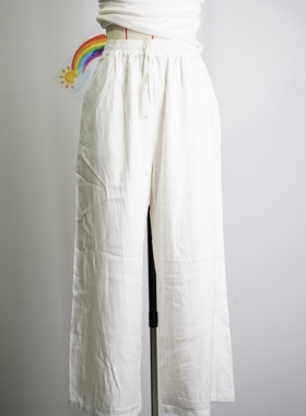 JCC STUDIO日系全棉斜纹棉宽松休闲百搭通勤春秋款直筒裤休闲裤