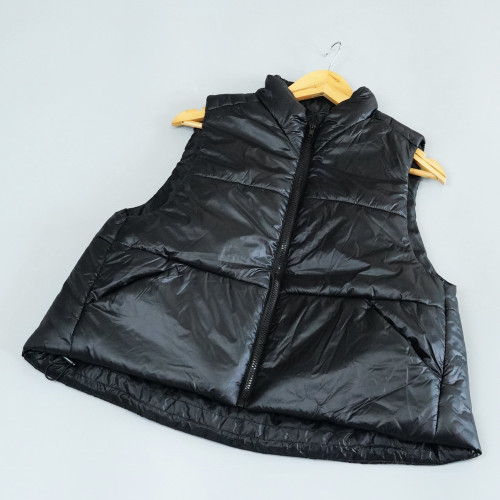 JCC studio日系纯色简约百搭保暖羽绒马甲背心外套B110L58