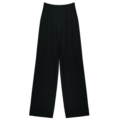 高腰百搭寻笙记高腰休闲西装裤子