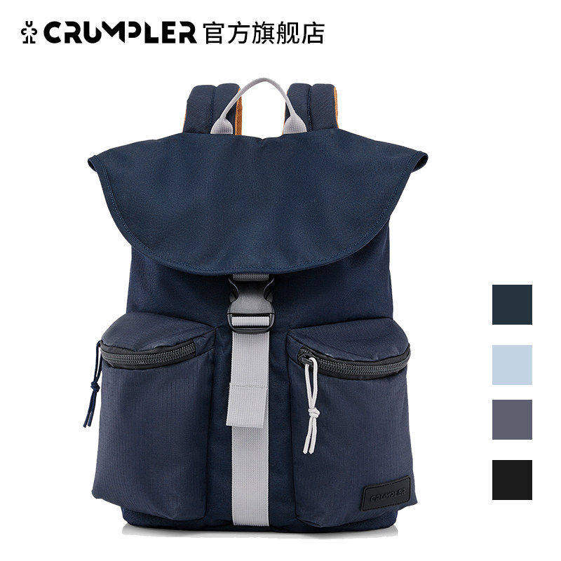 Crumpler 大学生双肩书包潮牌休闲背包防水帆布14寸电脑双肩包