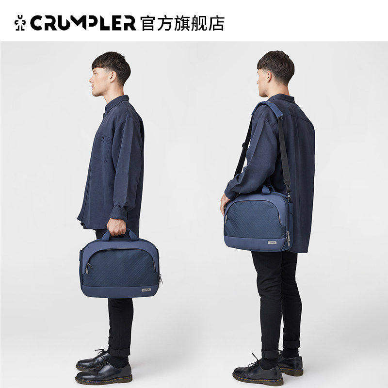 crumpler 精致手提单肩电脑包14寸防水斜挎笔记本商务公文包
