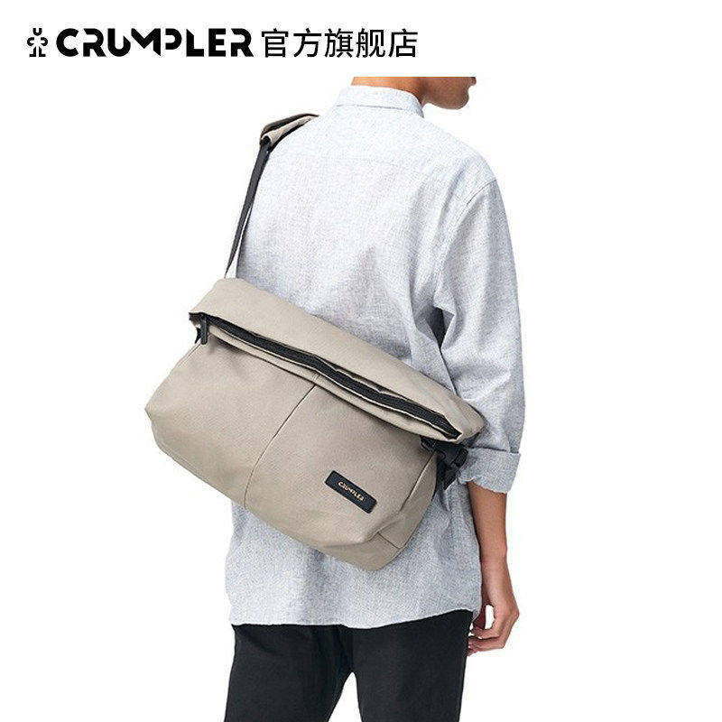 Crumpler男士单肩商务包通勤15寸防水防震耐磨电脑斜挎包