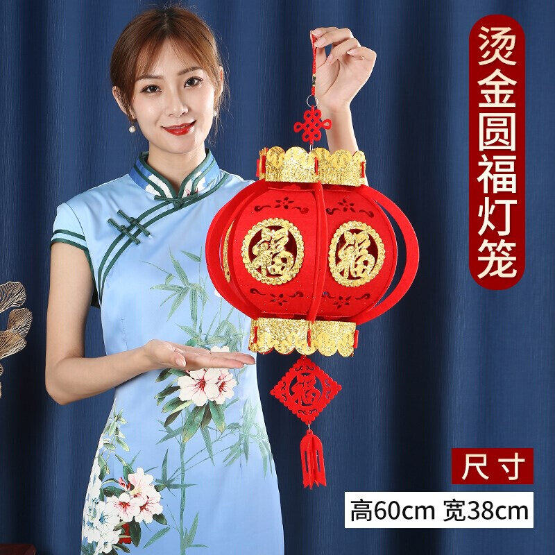 新品New Lanterjn ornament New Year Spring Festival hand k go
