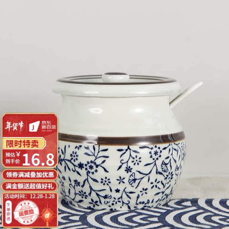 2023和风四季釉下彩陶瓷罐厨具耐高温防潮盐罐辣椒罐油辣子罐厨房高性价比高么？