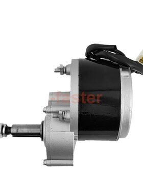 自行车改装电动车电机12v24v250w三轮车电机减速马达