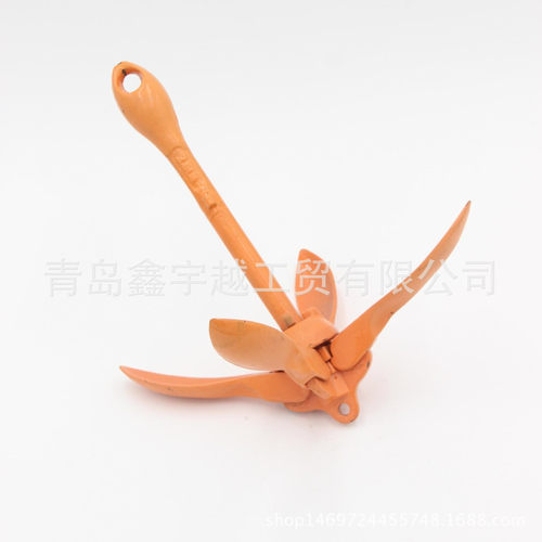 热镀锌折叠锚 伞形锚 碳钢有杆锚 皮划艇船用五金配件