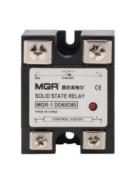 美格尔固态继电器 MGR-1 DD6080单相直流控交流固态继电器