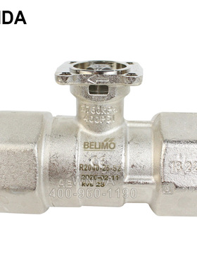 瑞士BELIMO搏力谋R2040-25-S2电动球阀DN40内螺纹二通调节型球阀