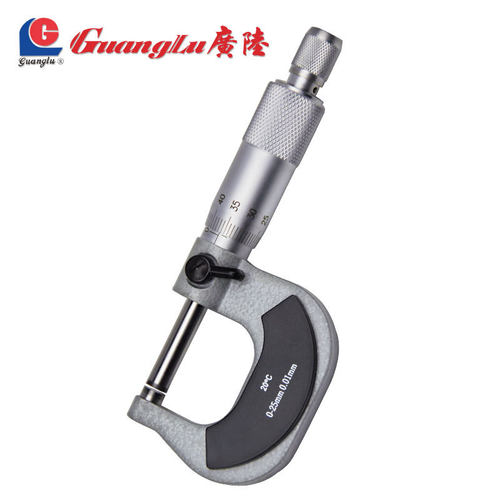 广陆机械外径千分尺0-25-50-75-150mm螺旋测微器仪丝卡电子分厘卡