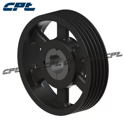CPT欧标皮带轮SPZ315-06-2517六槽节径315适配锥套2517铸铁皮带轮