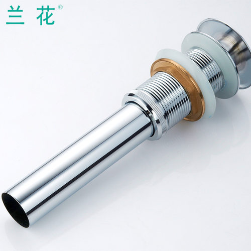 不锈钢台盆下水器 水槽厨房弹跳式下水 现代简约五金面盆下水管
