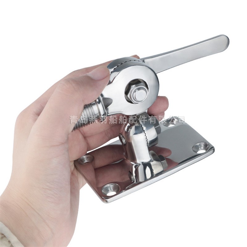 316不锈钢天线座 调节式卫星天线底座 卫星导航仪GPS北斗航海船用